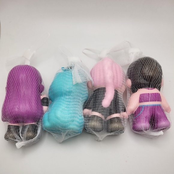 K-Pop Demon Hunters 4-Pack Squishy Doll Figures Toys NEW - Picture 2 of 7